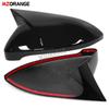 Side Wing Mirror Cover For VW Golf MK7 MK7.5 R GTI GTD 2014 2015- Rearview Mirror Caps Casing OX Horn Style Car