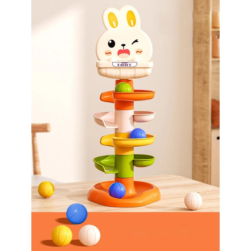 Montessori Rolling Ball Development Game Baby Ball Toy Educational Toys Montessori Activity Stacking Toys For Babies 1 2 3 Years