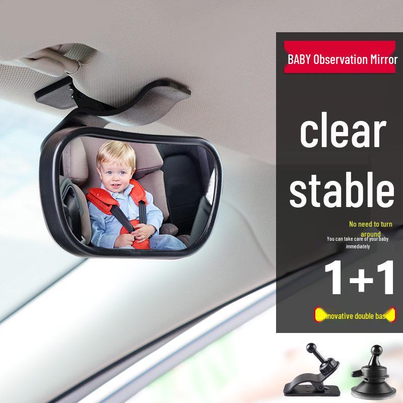 Baby Car Rearview Mirror - Wide-Angle Curved for Infant Observation