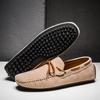 Mens Loafers High Quality Leather Casual Shoes for Men Comfortable Driving Flats Handmade Men Moccasins Slip-On