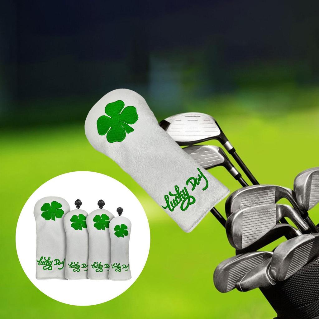 Golf Club Head Cover Accessories Training Supplies, Lightweight Portable Wear Resistant PU Leather