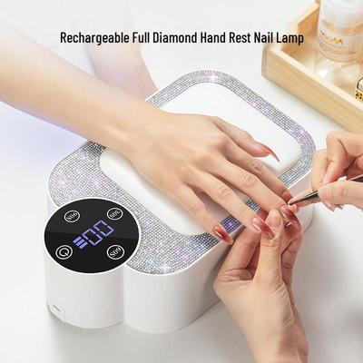 Wireless LED UV Nail Dryer Lamp - Fast-Drying Rechargeable Phototherapy Manicure Light