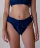 Loe Mia Navy Ruched Bikini Briefs