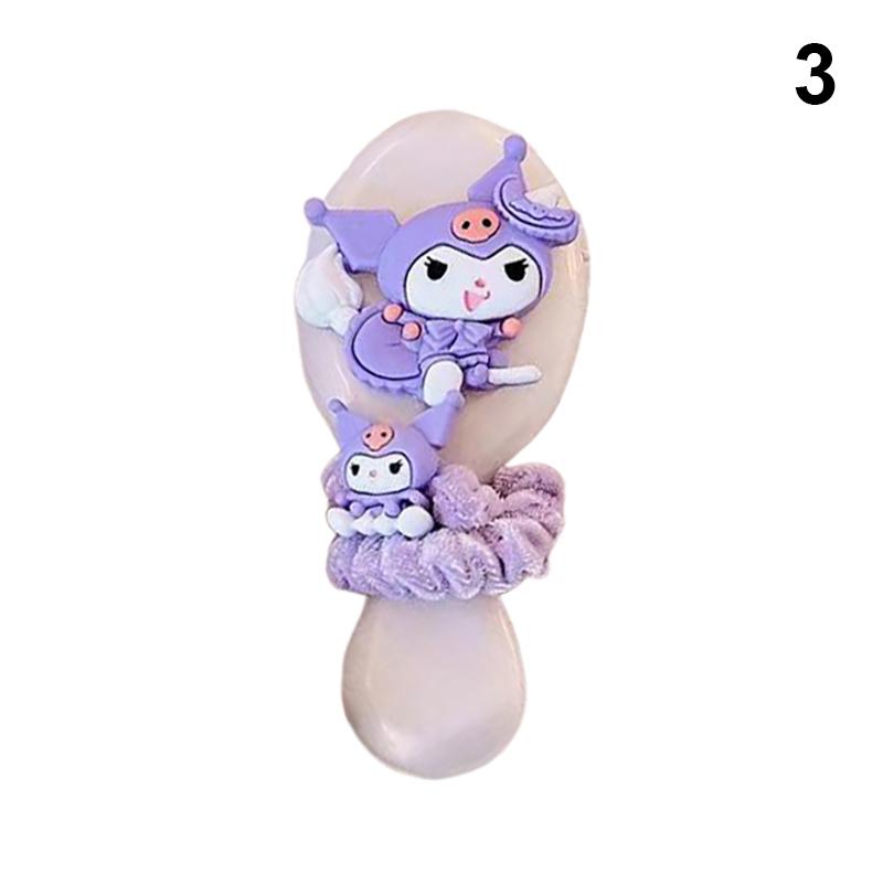 

Массажные расчески Sanrio на воздушной подушке Cinnamoroll Kuromi Mymelody Pochacco, портативная расческа, щетка для волос для девочек, подарки с героями мультфильмов
