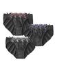 Nissen Regular Floral Lace Coordinating Dark 3L Women's Shorts, Shorts, 3-Pack (Triumph), Color,
