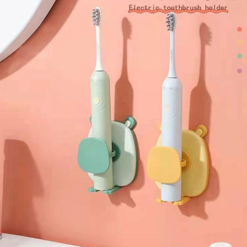 Cartoon Zahnbürstenhalter Bad Wandmontiert Elektrische Zahnbürstenhalter Erwachsene Zahnbürstenständer Hänger Badezimmerzubehör