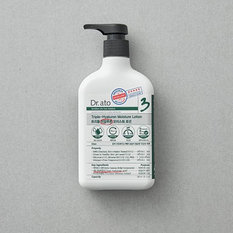 

[Dr. Ato] Triple Hyaluronic Moisture Lotion 267ml (3 Lotions)