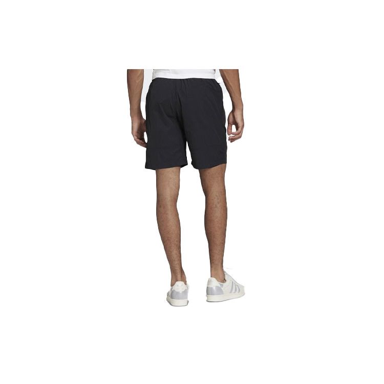 adidas Originals Trefoil Einfarbig Baumwolle Atmungsaktive Sportshorts Herren Unterteile Schwarz HF4767