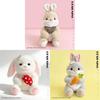 Plush Bunny Toy With Scarf And Carrot Design For Kids Gift Collection