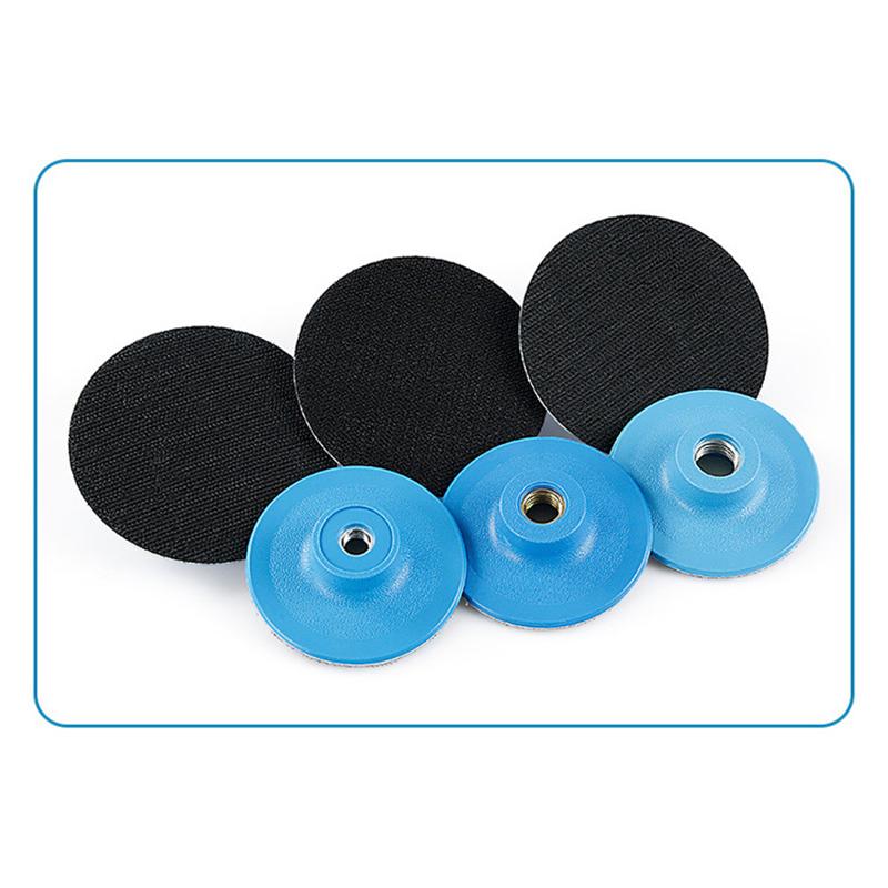 Angle Grinder Selfadhesive Sanding Disc Backing Pad Kit Polishing Tray Set for Auto Body and Woodworking Projects