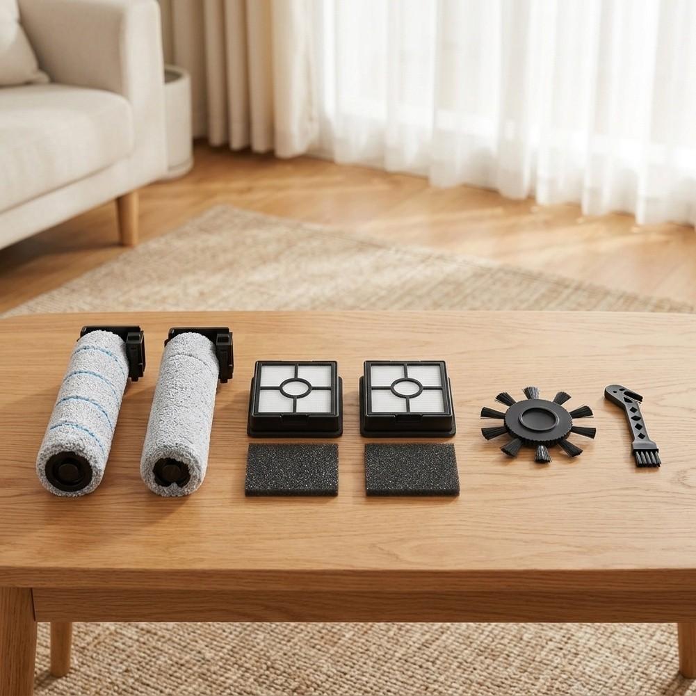 Side Brush Rollers Filter Kit For Rowent For X-Clean 2 / For X-Clean 4 / GZ503 Vacuum Cleaner Accessories