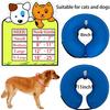 Pvc Pet Protective Inflatable  Collar With Adjustable Magic Stickers Soft Skin-friendly Warm Anti-bite Pet Recovery Collar