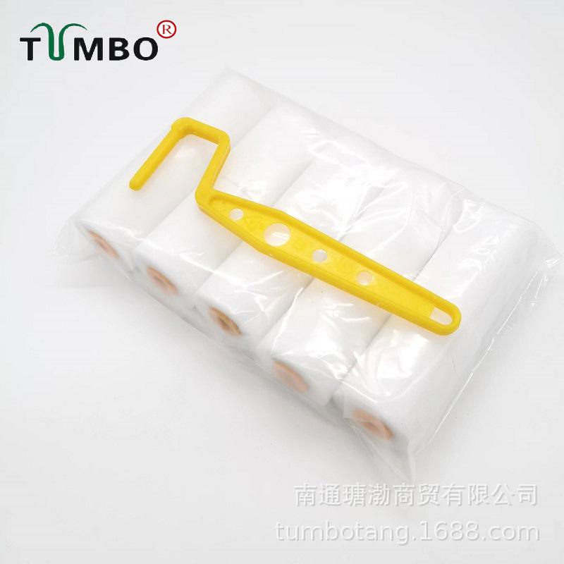 High-Density 2-Inch Water-Based Sponge Roller Brush for Latex Wall Painting