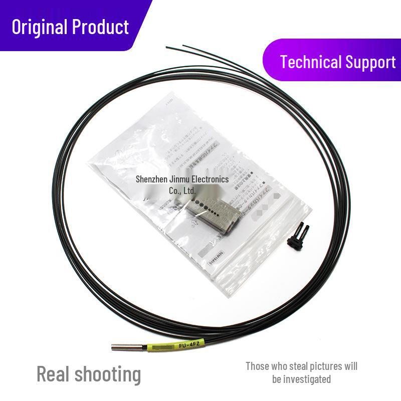 New Genuine FU-4F/FU-4FZ Reflective Fiber Optic Sensor, 3mm, Threadless