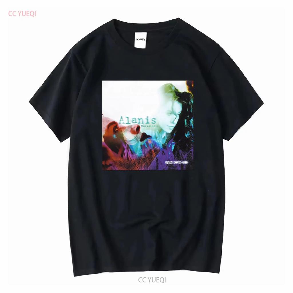 Alanis Morissette Jagged Little Pill Official T Shirt Unisexs Long Or Short Sleeves Vintage Washed Casual Homme
