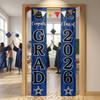 Graduation  Theme: Flag-wearing Graduates' Hats  Graduation Party Decorative Banners And Couplets