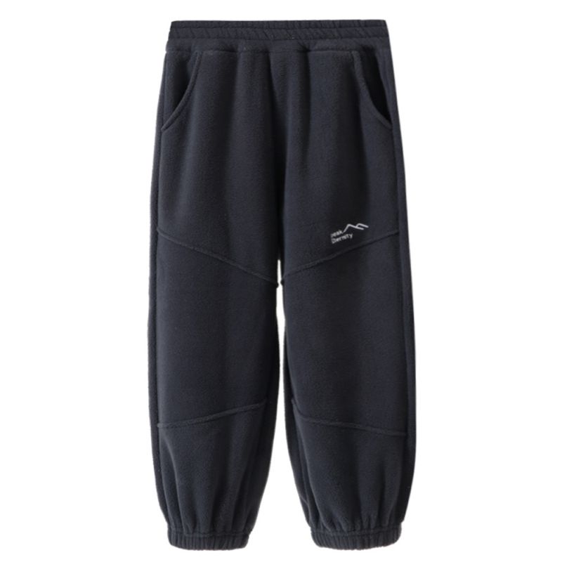 

4-13 Years Kids Boys Warm Fleece-Lined Sweatpants Elastic Waist with Pocket 110