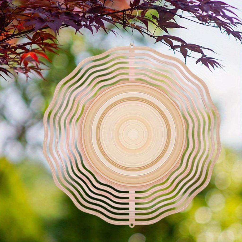 10 Inch Hanging Wind Chime for Outdoor Decor Rotating Design with 360 Hook Perfect for Patio Balcony Garden Spring and Summer Decoration