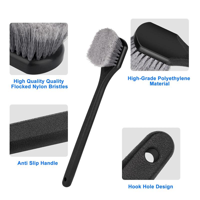 19.69" Car Tire Wheel Rim Cleaning Brush Detailing Brushes Washing Brush Tool Universal Wheel Tire Car Cleaning Accessories