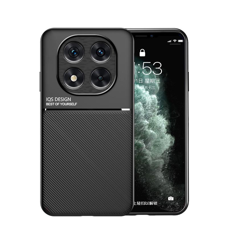 Mykt rammedeksel til Xiaomi Redmi Note 14 Pro 14Pro + 5G-deksel Lær Bil Magnetisk holder Coque til Redmy Note14Pro Plus Funda