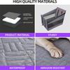 Car pet pad, rear single seat car pad, bottom with hard belt net dog blue child waterproof and anti-dirty dog pad
