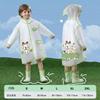 Bobdog Kids Raincoat Boys Girls Toddler Rain Suit with Backpack Cover for Kindergarten Elementary School Waterproof Rain Poncho