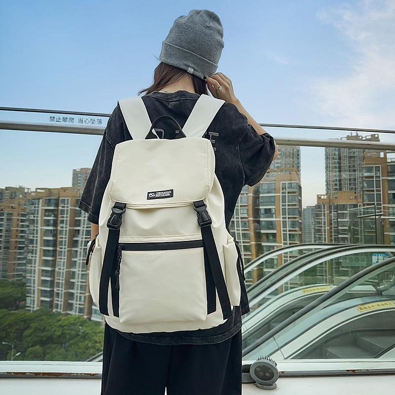 Жіночий рюкзак Чоловічий рюкзак великої місткості для подорожей на відкритому повітрі Нейлоновий студентський шкільний рюкзак