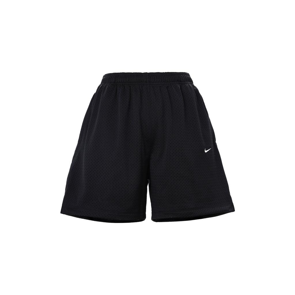 Nike Sportswear Swoosh Solid Color Lace-Up Breathable Casual Sports Shorts Men Shorts Black FN3905-010