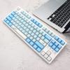 136 Klawiszy Profil Klawiszy PBT 5 Stron DYE SUB Niebieski Śnieżny Klawisz Dla K61/64/68/84/980 Klawiatura Mechaniczna dla Klawisza C