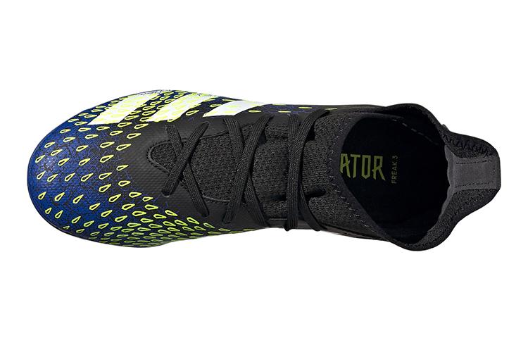adidas Zapatillas de Fútbol PREDATOR Antideslizantes de Caña Media para Niños Negro Azul Verde Niños FY0621