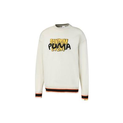 Puma X Randomevent Co-Branded Grafik Rundhals-Sweatshirt Herren Oberteile Weiß 59666350
