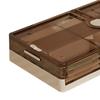Under Bed Storage Containers Foldable Rolling Storage Bins Plastic Clothes Organizer with Wheels