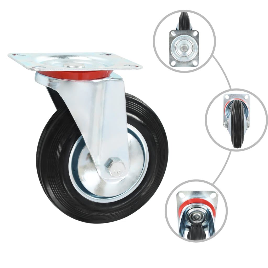 8 pcs. Swivel Casters 160 mm