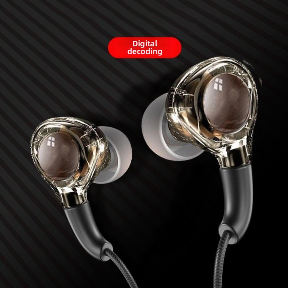 3.5mm Wired Headset Heavy Bass Stereo Earphones Music Earphones Type C Earphones  Mobile Phone