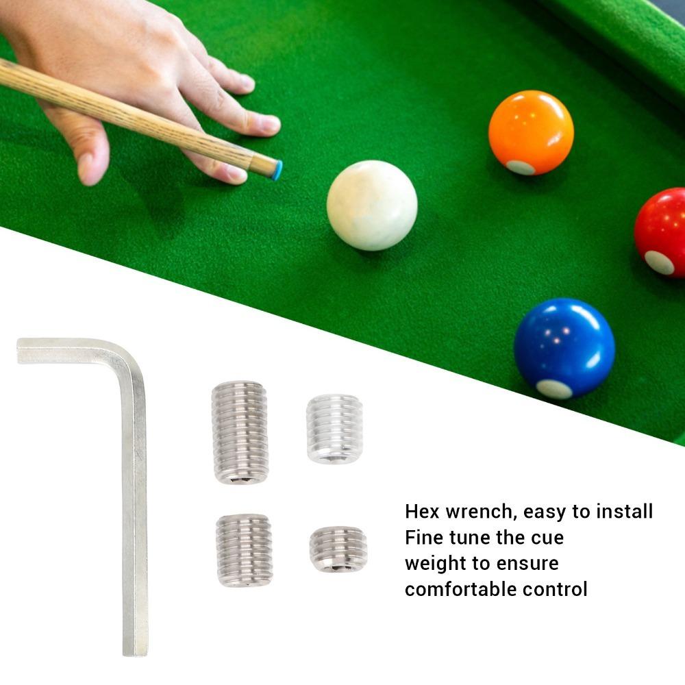

Different Weight Options Pool Stick Weights Weight Screw Set for Cuetec Professional Players