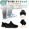 [NEARDREAM] [Slip-on sneakers you can wear while standing] Easy-to-wear shoes for men, black, for standing work, comfortable for walking, mesh, lightw