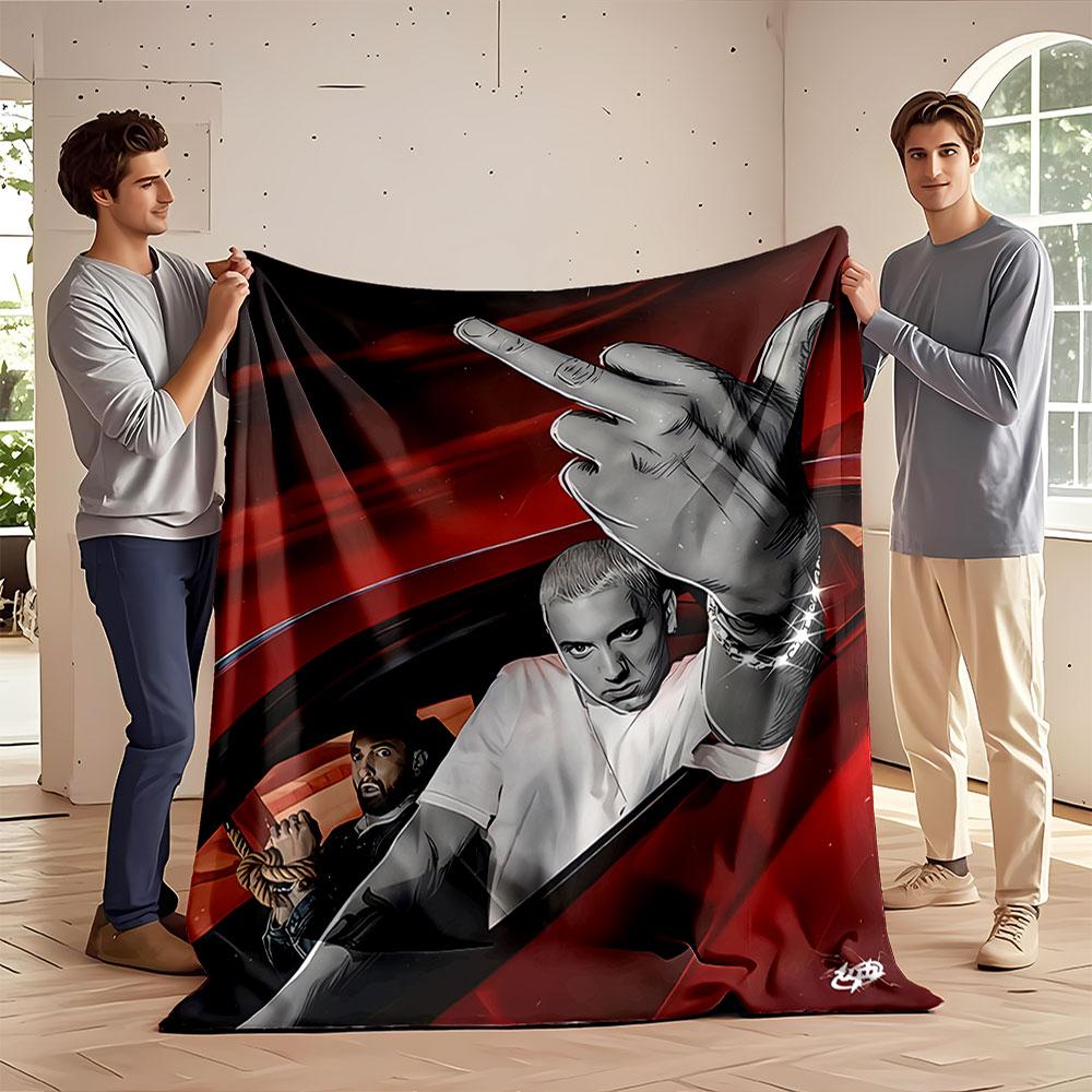 Car and Hand Illustration Blanket for all seasons blanket lunch break throw gift