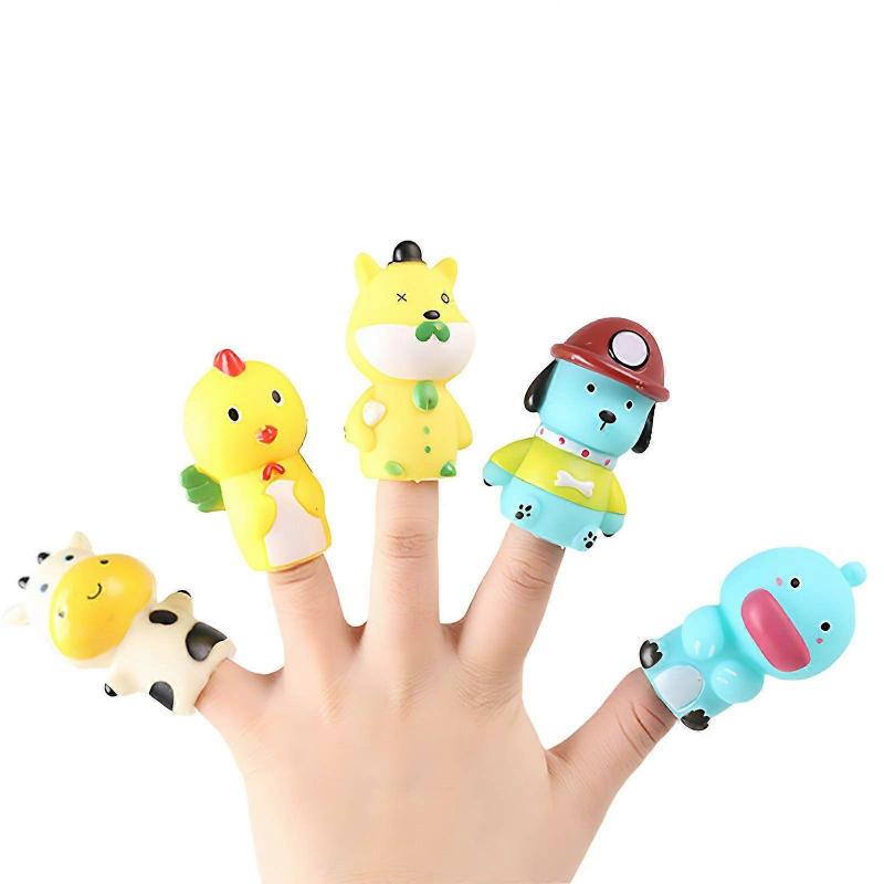 5 Pcs Finger Puppets Kids Toys Party Gift Bag Filler Toy Playsets