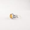 Citrine Gemstone 925 Sterling Silver Jewelry Handcrafted Faceted Gemstone Ring RR-8-6