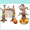 Arche de poupée fantôme gonflable d'Halloween accrocheuse avec des lumières LED brillantes pour votre jardin