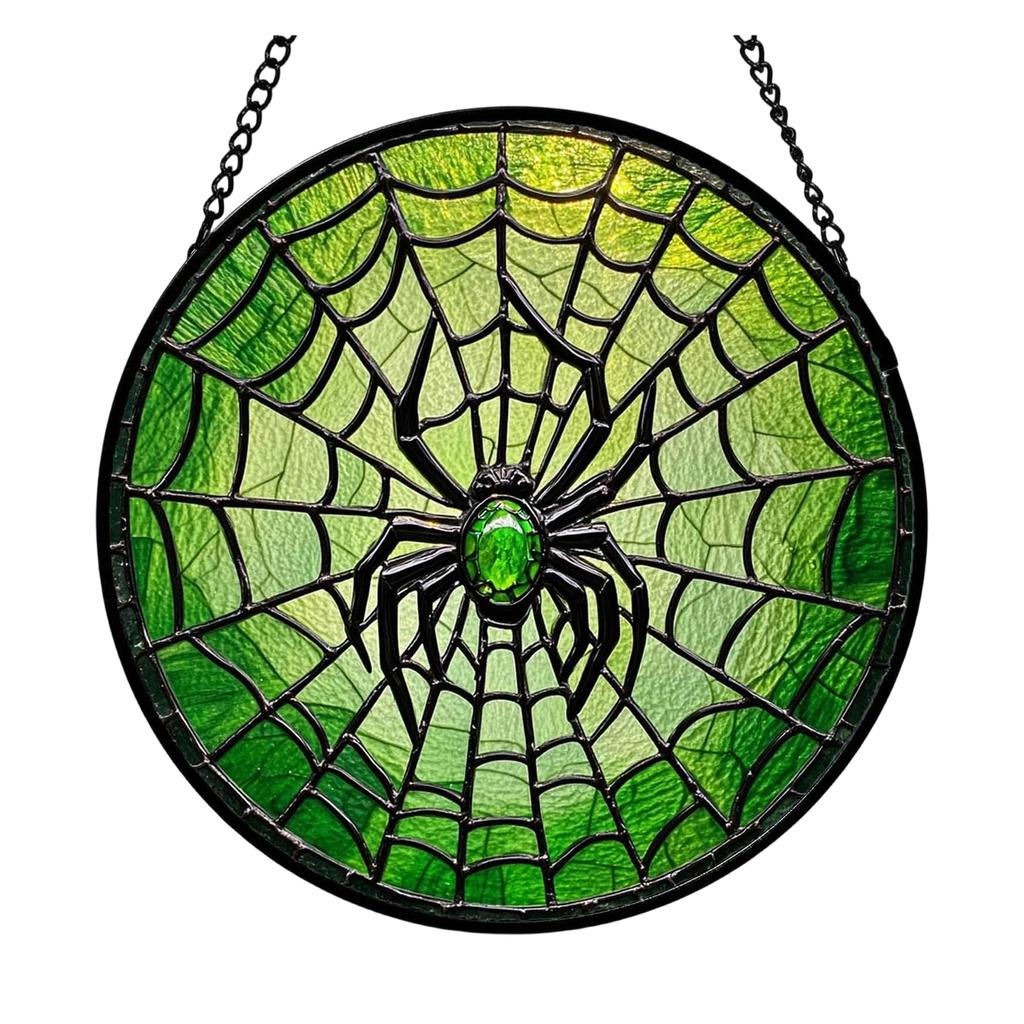 2D Acrylic Halloween Hanging Ornament Flat Shape Decor for Party Home Decoration