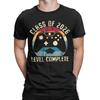 Class of Level Complete Video Gamer Graduation Classic Graphic Hello 100% Cotton T-Shirt Tops T