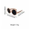 Round Frame Children'S Sunglasses Trend Boys And Girls Fashion Sunglasses Party Glasses