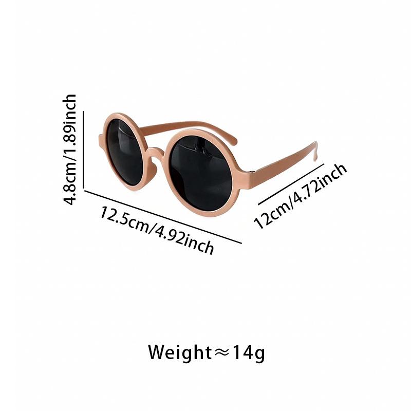 Round Frame Children'S Sunglasses Trend Boys And Girls Fashion Sunglasses Party Glasses