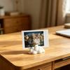 1/2 ks 3D tištěný držák na fotky ve tvaru mraku Samostatný stojánek na kartičky, vzkazy, poznámky, fotografie Dekorace na stůl do domácnosti nebo kanceláře