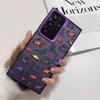 Cartoon Cute Dinosaurs Phone Case For Samsung Galaxy S25 Edge S24 S23 S22 S21 S20 Ultra Funda Silicone Silver Cover