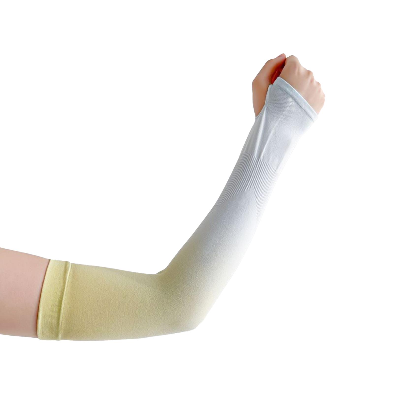 

Рукава градиентного цвета Ice Fabric Anti-UV Sunscreen для бега, велоспорта, утеплители для рук для мужчин и женщин 1 Pair