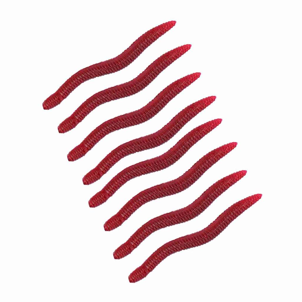 Fishing Lure 4cm Soft Insects False Earthworm Sea Bait Bloodworm Lures Artificial Baits