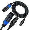 Applies toSpeakon To Xlr Female Cable Speakon Plug Female To Xlr Female Extension Cable With Twist Lock For Studio Microphone