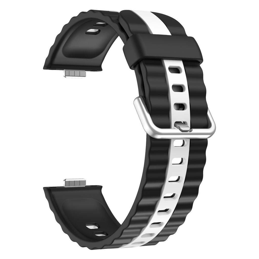 Sportovní silikonový řemínek pro Huawei Watch Fit 4 Pro Dvoubarevný pásek Prodyšný náramek Correa Pro Huawei Fit3 Fit4 Pro Příslušenství